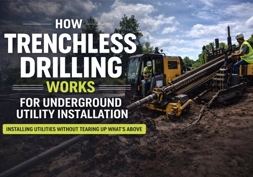 trenchless drilling vs trenching