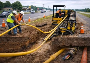 directional drilling Peoria IL trenchless drilling underground utility installation Fiber Optic Drilling Moline IL
